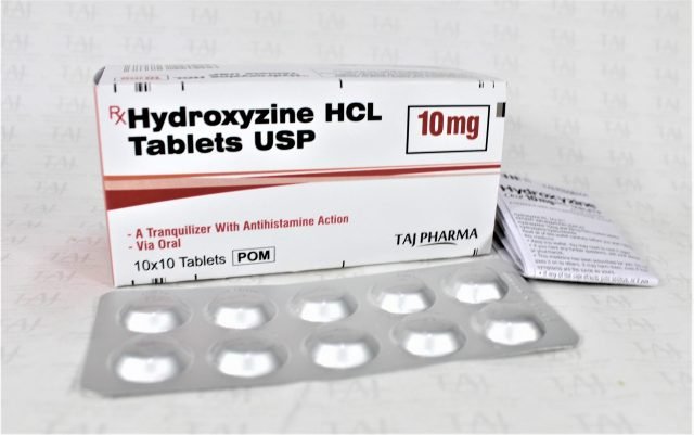 Hydroxyzine HCl Tablets USP 10mg