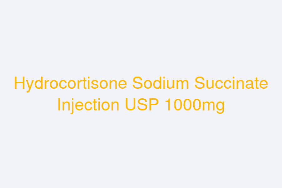 Hydrocortisone Sodium Succinate Injection USP 1000mg (HYDROTAJ)