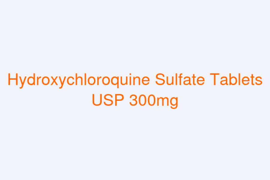 Hydroxychloroquine Sulfate Tablets USP 300mg