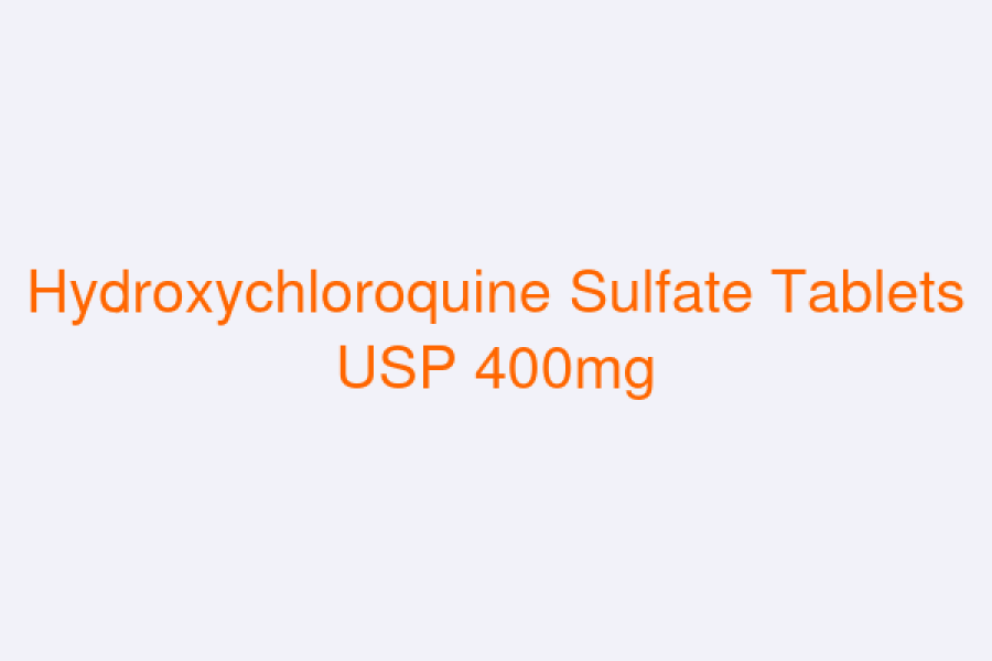 Hydroxychloroquine Sulfate Tablets USP 400mg