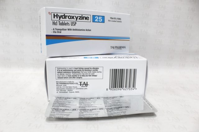 Hydroxyzine Hcl Tablets -25mg