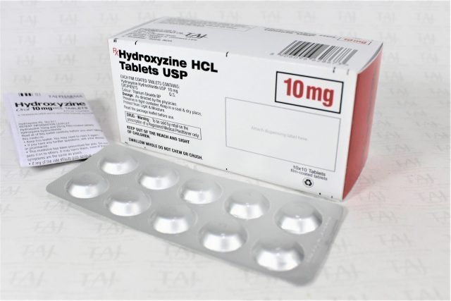 Hydroxyzine HCl Tablets USP 10mg