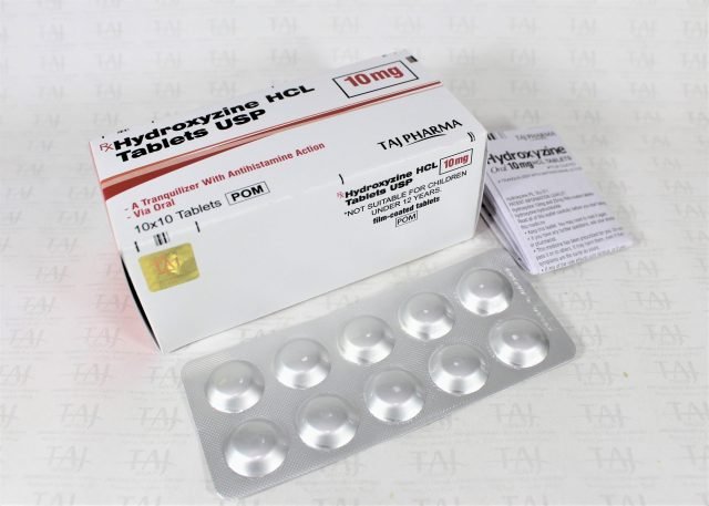 Hydroxyzine HCl Tablets USP 10mg