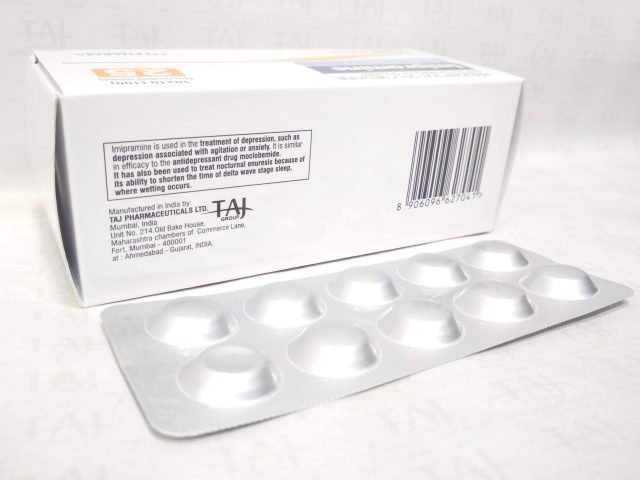 Imipramine HCl Tablets USP 25mg