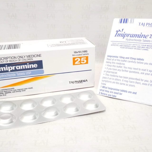 Imipramine HCl Tablets USP 25mg