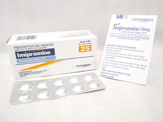 Imipramine HCl Tablets USP 25mg
