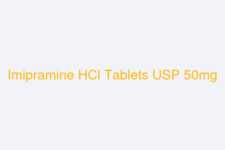 Imipramine HCl Tablets USP 50mg