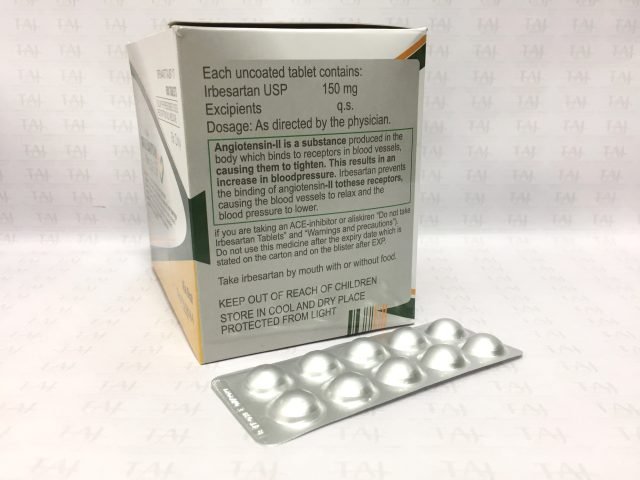 Irbesartan Tablets USP 150mg