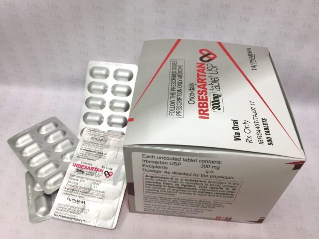 Irbesartab Tablets USP -300 mg
