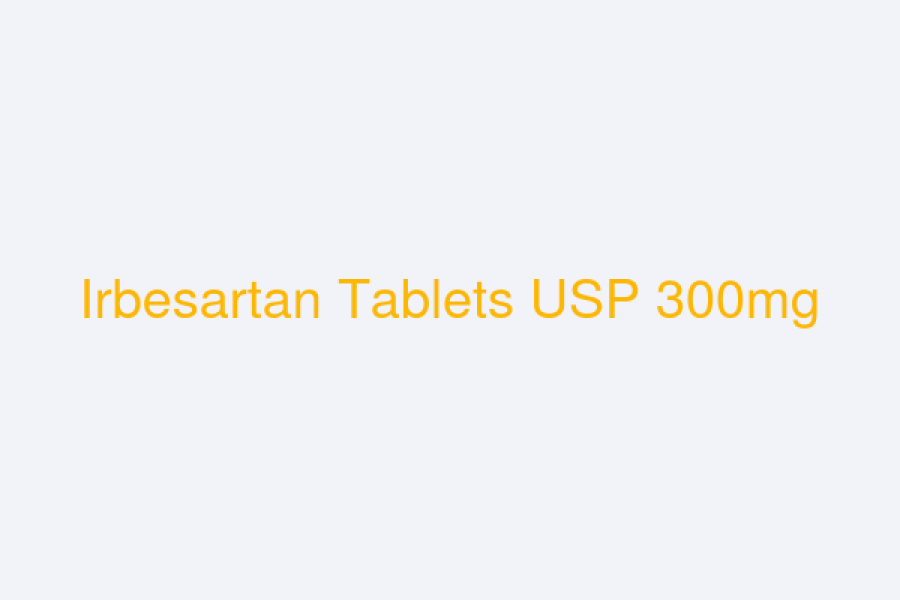 Irbesartan Tablets USP 300mg
