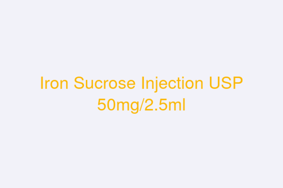 Iron Sucrose Injection USP 50mg/2.5ml (Venotaj)