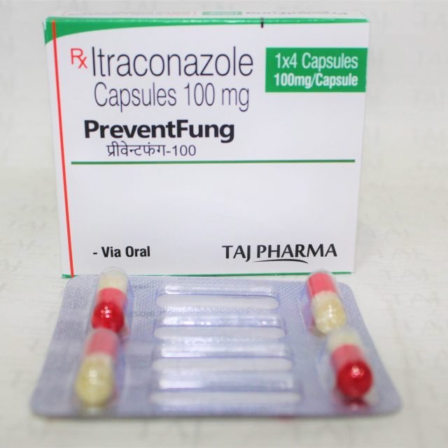Itraconazole Capsules 100mg (Preventfung)