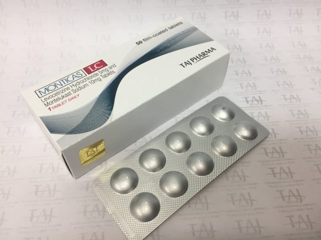 Montelukast Sodium + Levocetirizine Hydrochloride Tablet 10mg+5mg