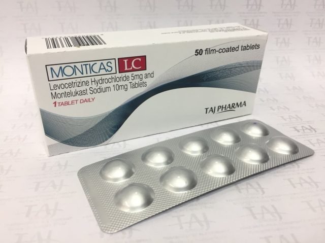 Montelukast Sodium + Levocetirizine Hydrochloride Tablet 10mg+5mg