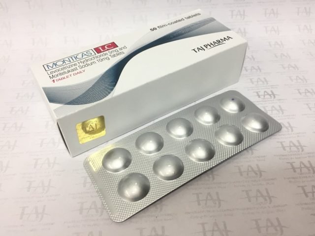 Montelukast Sodium + Levocetirizine Hydrochloride Tablet 10mg+5mg