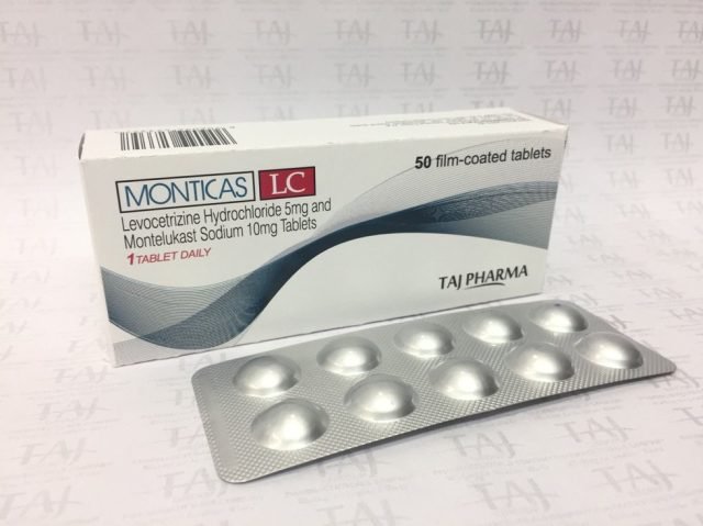 Montelukast Sodium + Levocetirizine Hydrochloride Tablet 10mg+5mg