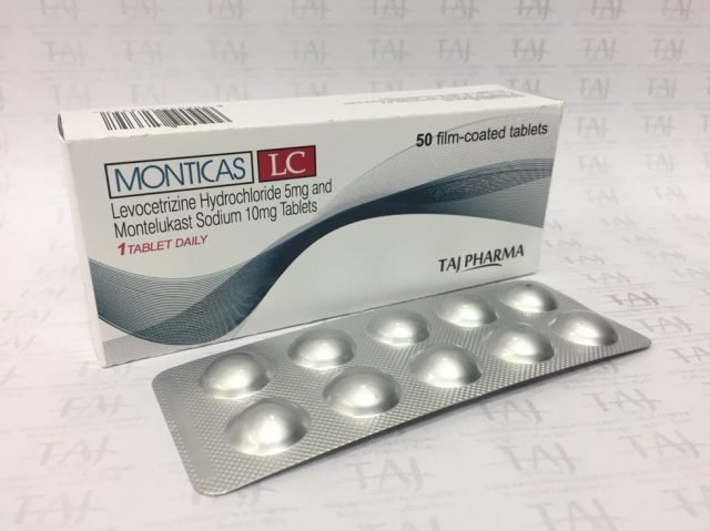 Montelukast Sodium + Levocetirizine Hydrochloride Tablet 10mg+5mg