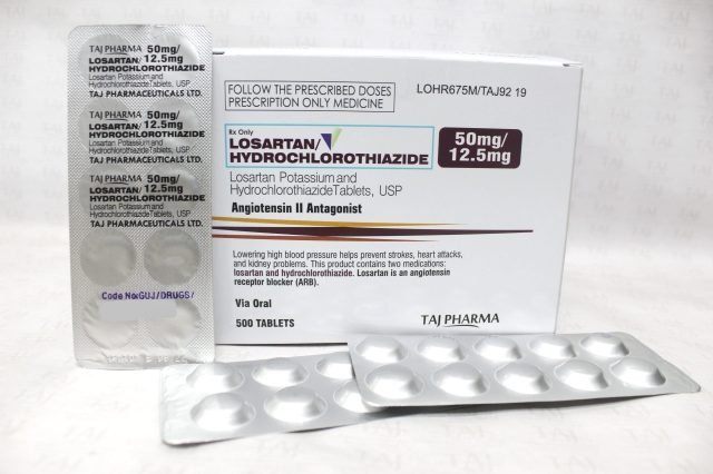 Losartan Potassium/Hydrochlorothiazide 50mg/12.5mg Taj Pharma