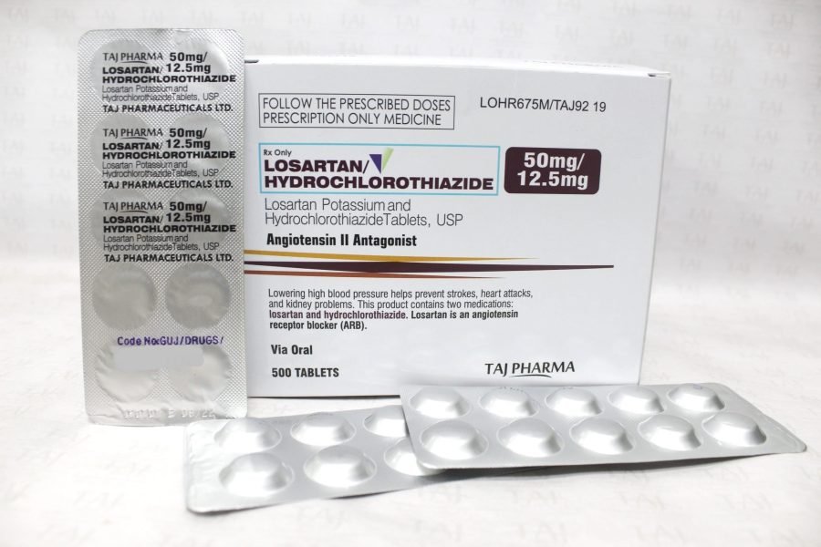 Losartan Potassium/Hydrochlorothiazide 50mg/12.5mg Taj Pharma