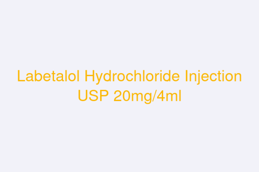 Labetalol Hydrochloride Injection USP 20mg/4ml
