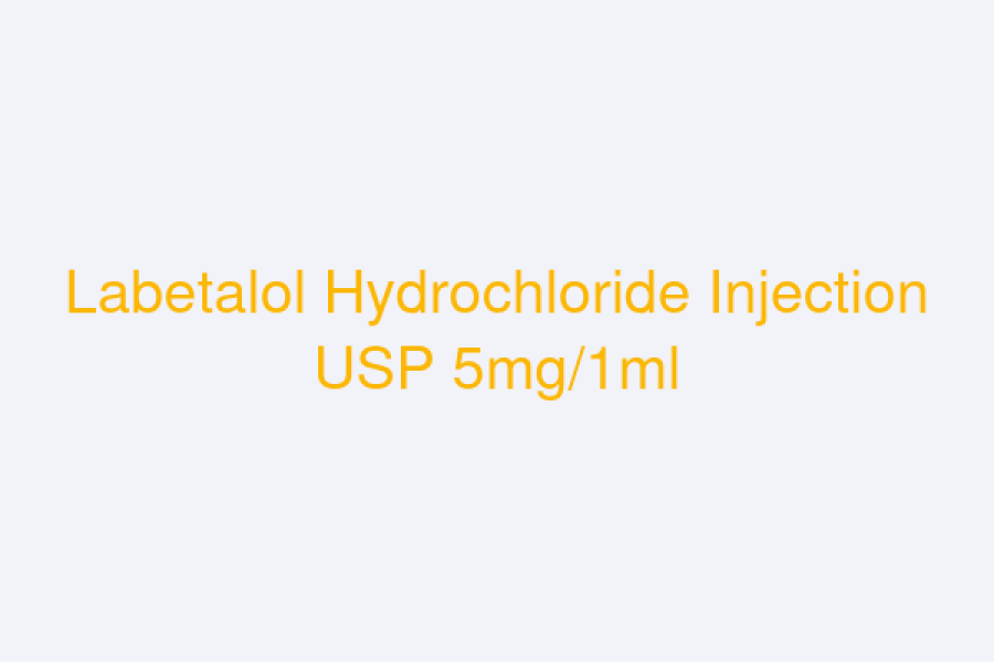 Labetalol Hydrochloride Injection USP 5mg/1ml