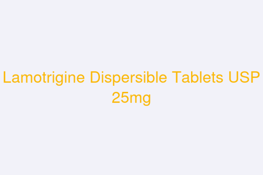 Lamotrigine Dispersible Tablets USP 25mg