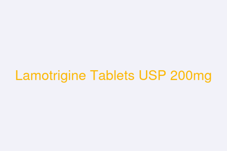 Lamotrigine Tablets USP 200mg