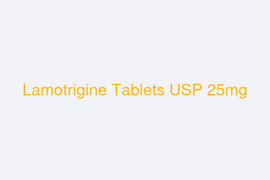 Lamotrigine Tablets USP 25mg