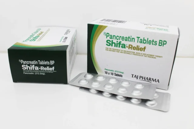 Pancreatin BP 212.5mg Tablets