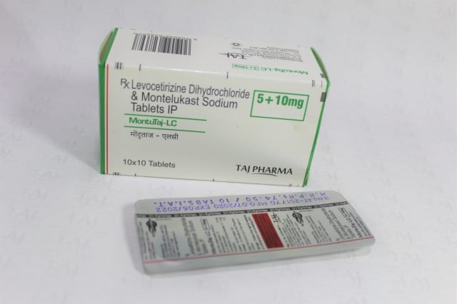 Levocetirizine Dihydrochloride & Montelukast Sodium Tablets IP 10mg+5mg 