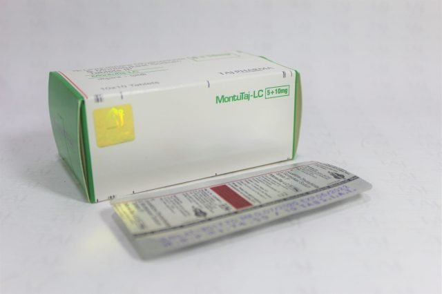 Levocetirizine Dihydrochloride & Montelukast Sodium Tablets IP 10mg+5mg 