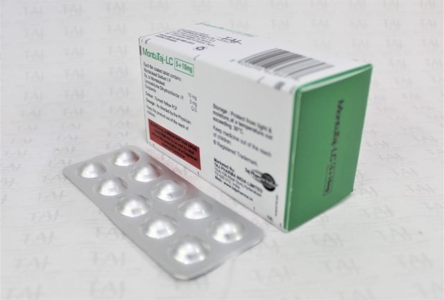 Levocetirizine Dihydrochloride & Montelukast Sodium Tablets IP 10mg+5mg 