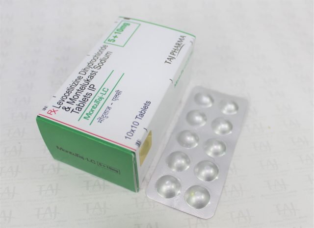 Levocetirizine Dihydrochloride & Montelukast Sodium Tablets IP 10mg+5mg 