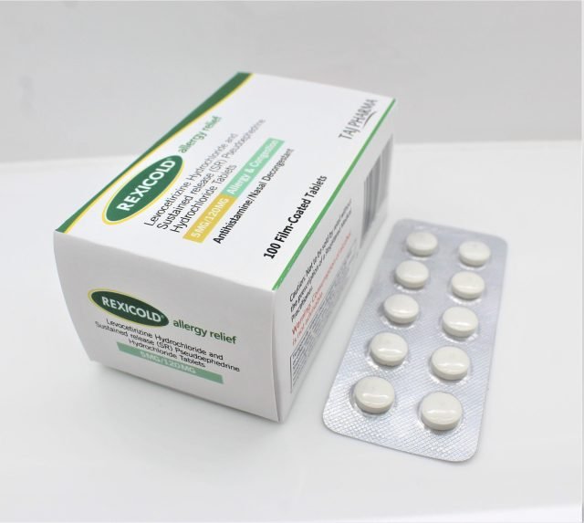 Levocetirizine Hydrochloride 5mg & Pseudoephedrine Hydrochloride 120mg SR Tablets