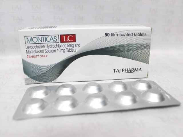 Montelukast Sodium + Levocetirizine Hydrochloride Tablet 10mg+5mg
