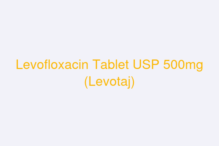 Levofloxacin Tablet USP 500mg (Levotaj)