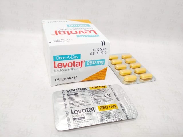 Levofloxacin Tablets (Levotaj) 250 mg Taj Pharma