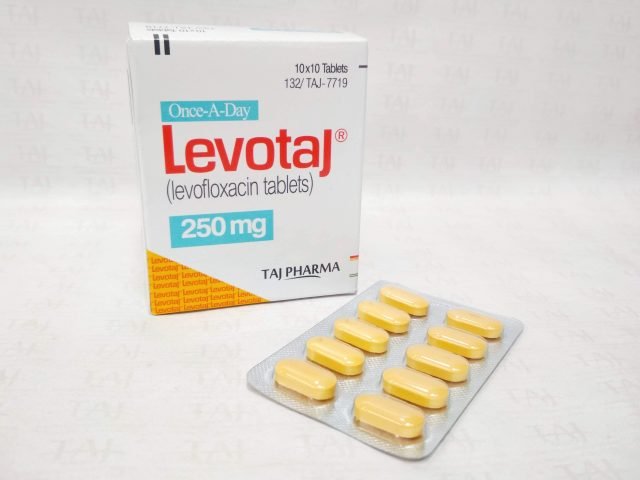 Levofloxacin Tablets (Levotaj) 250 mg Taj Pharma