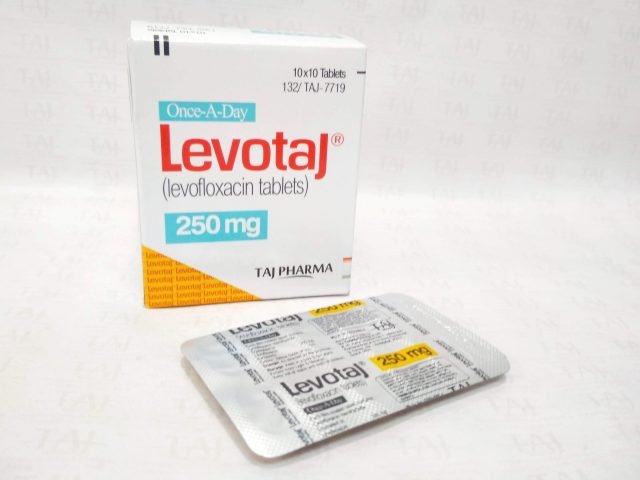 Levofloxacin Tablets (Levotaj) 250 mg Taj Pharma