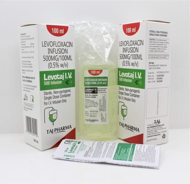Levofloxacin Intravenous Infusion USP 500mg (Levotaj)