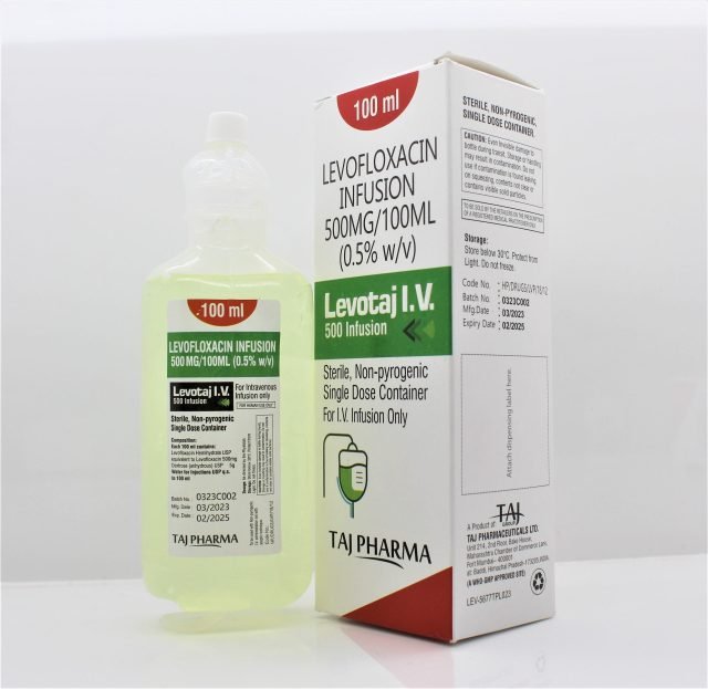 Levofloxacin Intravenous Infusion USP 500mg (Levotaj)