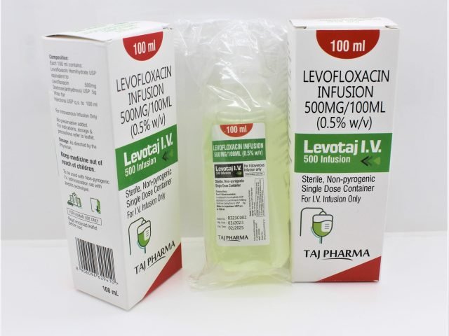Levofloxacin Intravenous Infusion USP 500mg (Levotaj)
