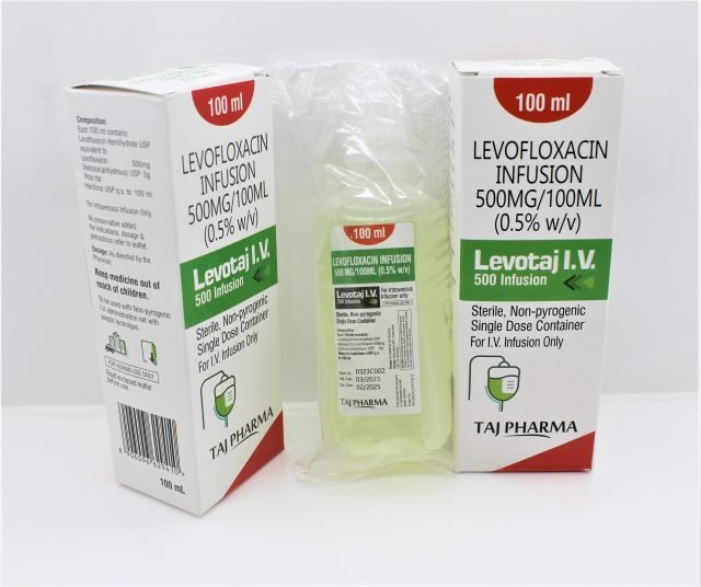 Levofloxacin Intravenous Infusion USP 500mg (Levotaj)