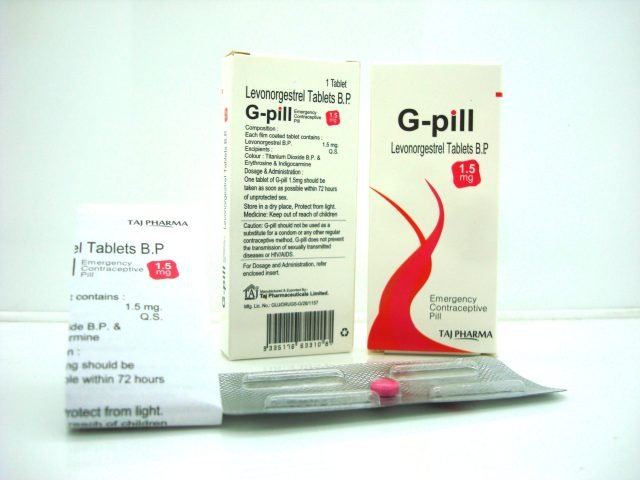 Levonorgestrel 1.5mg Tablets - G-pill by Taj Pharma