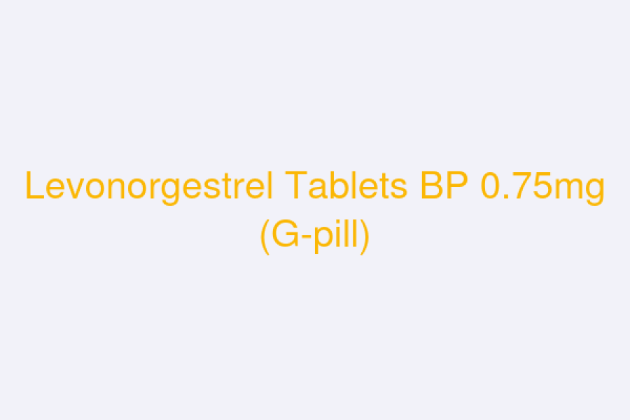 Levonorgestrel Tablets BP 0.75mg (G-pill)