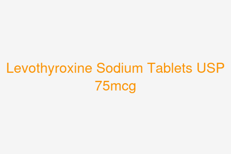 Levothyroxine Sodium Tablets USP 75mcg