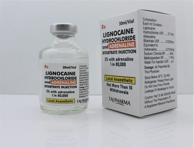 Lignocaine Hydrochloride & Adrenaline Bitartrate Injection