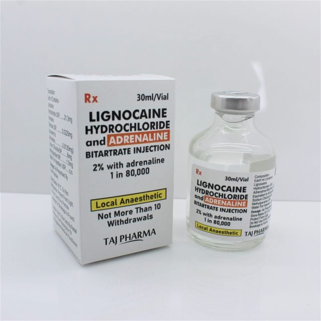 Lignocaine Hydrochloride & Adrenaline Bitartrate Injection