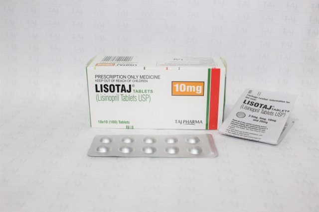 Lisinopril Tablets USP 10mg (Lisotaj)