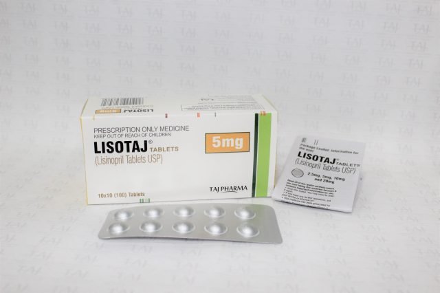 Lisinopril Tablets USP 5mg (Lisotaj)